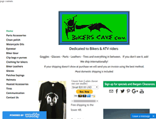 Tablet Screenshot of bikerscave.com